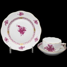 3-tlg. - Herend Apponyi Purpur