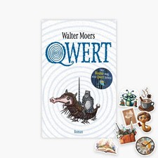 Walter Moers Der neue Roman von Walter Moers: Qwert + 1 exklusives Stickerset