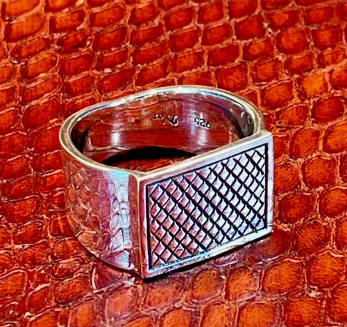 925er silber herrenring 60 - gr.,