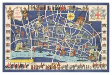 Vintage Karte "The City of