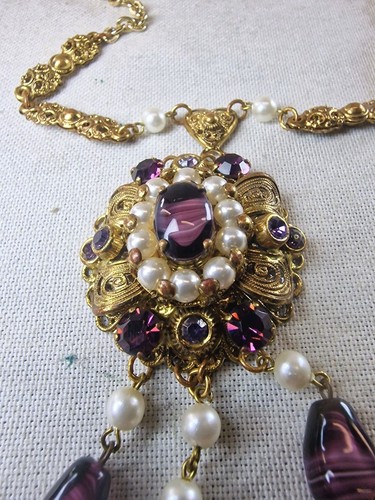 Imposante vintage halskette - ,