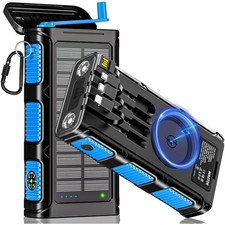 Solar Powerbank USB C USB A