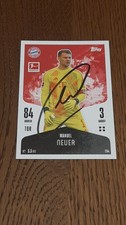MATCH ATTAX CARD  24/25 2024/2025 NEUER BAYERN MÜNCHEN ORIGINAL SIGNIERT