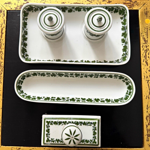 Antikes meissen schreibset - meissen,