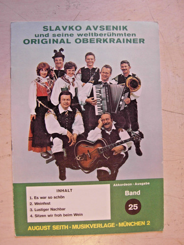 Akkordeonnoten slavko avsenik - akkordeonnoten,