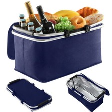 Einkaufskorb Faltbar 30L Tragetasche Korb Einkaufstasche Faltkorb Picknickkorb