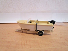 Wiking H0 Nr. 12095 - Motorboot mit Anhänger Trailer