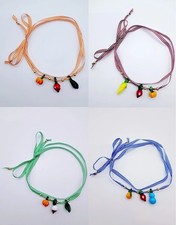 Halskette Choker Band Karos