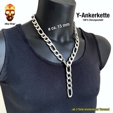 Y-Halskette 15 mm Figarokette