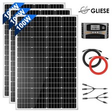 300W 12V Solarpanel Kit