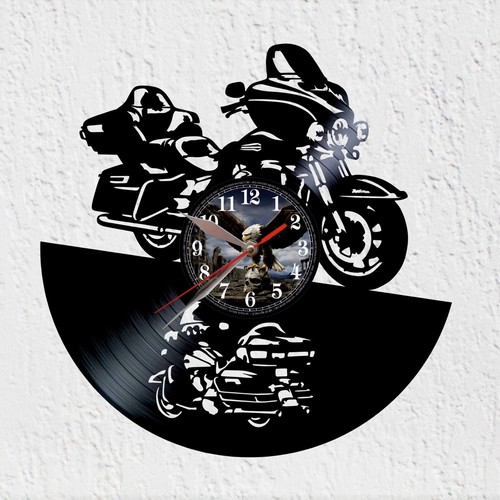 Wanduhr schallplatte vinyl - schallplatte,