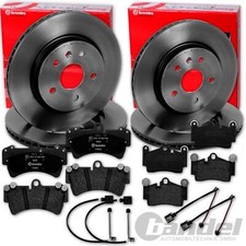 brembo BREMSSCHEIBEN+ BELÄGE VORNE+HINTEN für VW TOUAREG AUDI Q7 PORSCHE CAYENNE