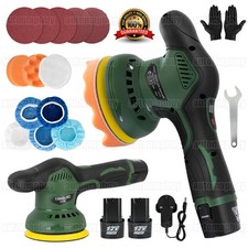 Profi Poliermaschine Polierer mit 2x 12V Akku Batterie Auto Schleifmaschine Set