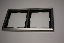 Merten ARTEC 2-fach Rahmen in Edelstahl