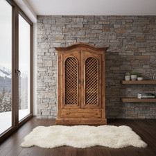 Voglauer Anno 1900 Schrank Bauernschrank Bauernmöbel Kleiderschrank Holz dunkel