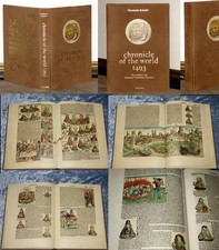 SCHEDELSCHE WELTCHRONIK VON 1493 KOLORIERTE AUSGABE CODEX FAKSIMILE TOP