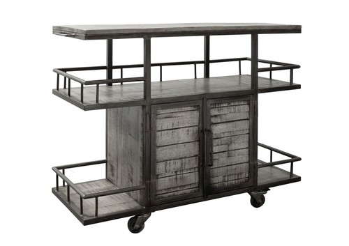 Industrial servierwagen grau - industrial,