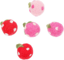 5stücke Filz Erdbeer