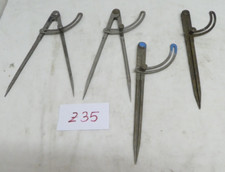 1x Zirkel Innentaster Stahlzirkel Anreißzirkel 420mm ex Bundeswehr bw (Z35)