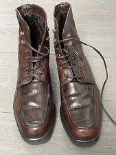 Gefütterte Leder Stiefeletten von Sante Borella, braun, wie neu, EU 36,5/37