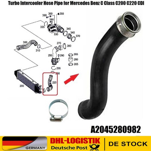 Ladeluftschlauch turboschlauch - ladeluftschlauch,