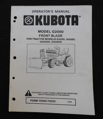 Original kubota g3200 - g3200, g4200
