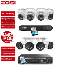 ZOSI 8CH 2TB NVR 4MP