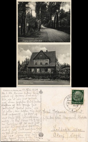 Ansichtskarte colditz bild - ansichtskarte,