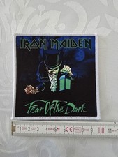 Iron Maiden Patch Aufnäher Fear of the Dark Metal Kutte Battle Vest Import