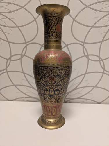 Messing vase kelch farbige - messing,