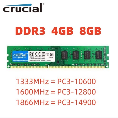 Crucial ddr3 8gb 16gb - 16gb, 32gb