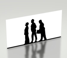 Sticker Aufkleber Silhouette