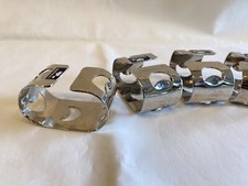 Leonardo 4 Serviettenringe Serviettenhalter Metall Silber Farben