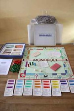 Silbernes Monopoly von Parker
