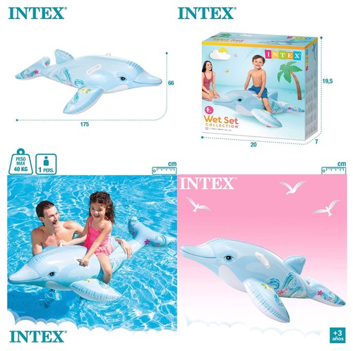 Intex schwimmtier delfin - schwimmtier,