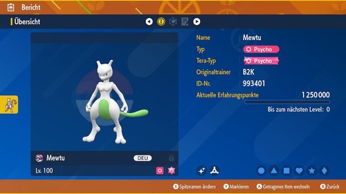 Shiny mewtu pokemon - shiny, ✨