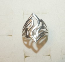 Damen Ring Silber 925 Lilien