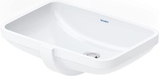 Duravit No.1 Einbauwaschtisch, ohne Hahnloch, mit Überlauf, 525x380mm,