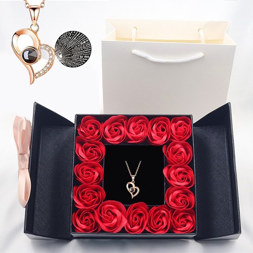 Ewige rose geschenkbox - rose,