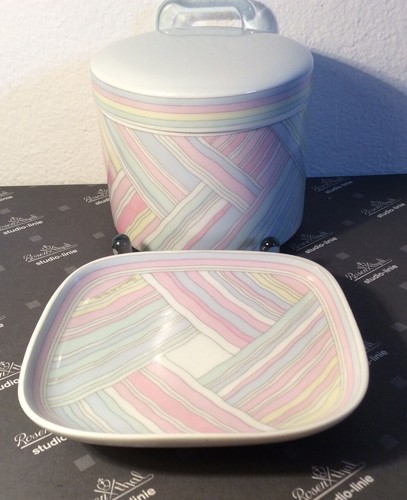 Rosenthal dose mit deckel - deckel, +