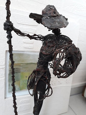 Abstrakt Figur Don Quichotte  Kunst Statue art 62 cm