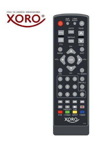 Xoro fernbedienung für - fernbedienung, hrs