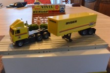 Faller AMS  / Aurora AFX: Nite Ryder GMC Astro mit Trailer - beleuchtet