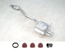 Auspuff Set Neu für Mercedes CLK 200 230 C208 A208 Kompr. Mitteltopf Endtopf 