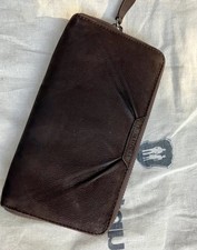 Aunts & Uncles Damen Geldbeutel Leder , Braun