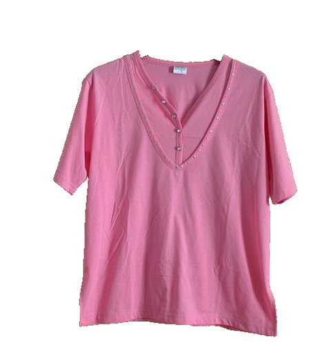 Damen basic shirt mit - basic, t-shirt
