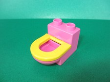 Lego duplo toilette pink - lego, klo