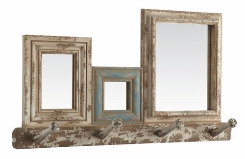 Garderobe hakenleiste shabby - hakenleiste,