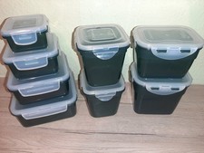 "Lock & Lock" Frischhaltedosen Set 8-teilig, Farbe Salbei ----TOP----NEU----
