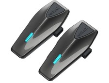 ASMAX Motorrad Bluetooth 5.4 Intercom Headset | IPX7 wasserdicht | 8-Rider-Netz